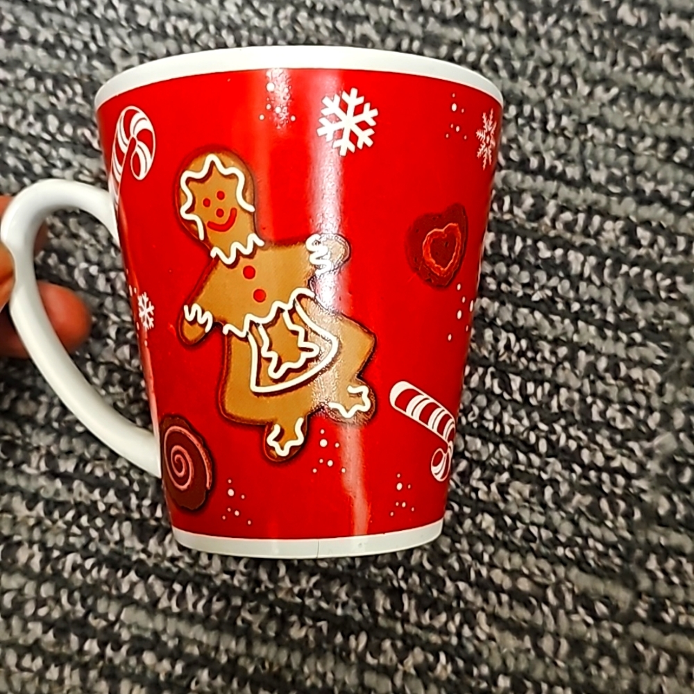 Gingerbread Man Christmas Coffe Tea Beverage Mug